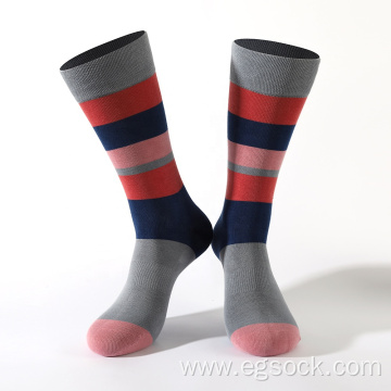 Cotton dress socks for men and women-D